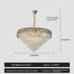 Crystal Chandelier LED Light Modern Luxury Designer for Main Living Room & Hotel