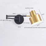 Afralia™ Iron Art LED Wall Lamp for Bedroom Stair Kitchen Living Room Decor