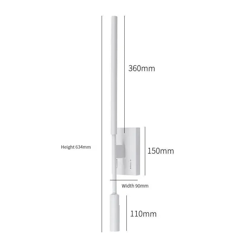 Decorative LED Wall Lamp for Hotel Model Room, Bedside & Aisle Light