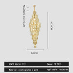 Crystal Loft Pendant Light: Sleek Spiral Staircase Chandelier