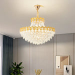 Luxury Crystal Chandelier: Elegant Lighting Solution for Living Room, Lobby, and Restaurant