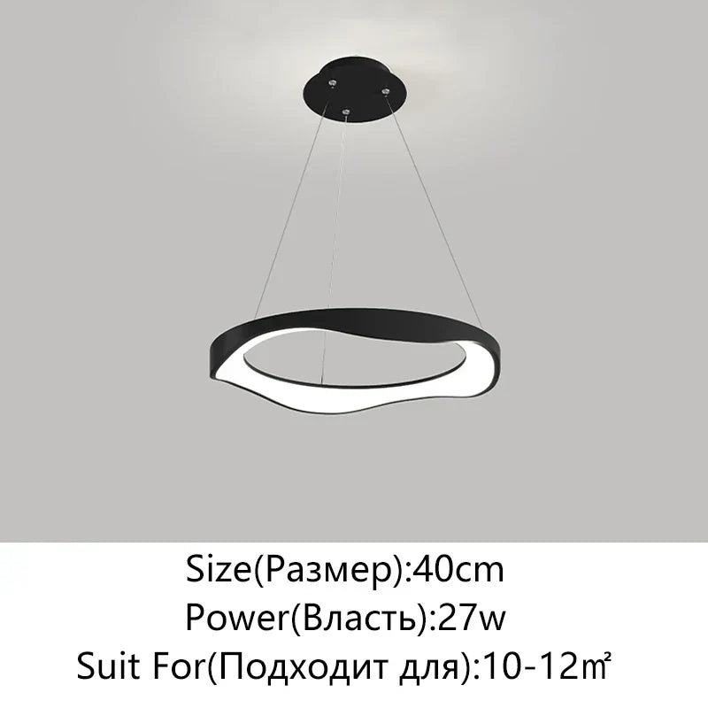 Minimalist LED Pendant Lamp for Living Room, Bedroom, and Restaurant