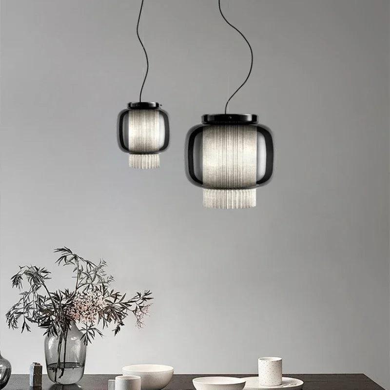 Nordic Glass LED Pendant Chandelier for Home Dining and Kitchen Bar