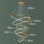 Modern LED Pendant Light Chandeliers for Living Room Staircase Lighting