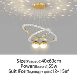 Nordic Gyptian LED Chandelier for Living Room Bedroom Dining Room