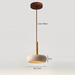 Natural Stone Chandelier Pendant - Ceiling Hanging Light for Bedroom, Dining Room