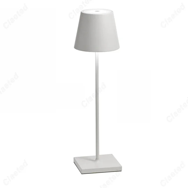 Poldina Waterproof Cordless Table Lamp - Rechargeable USB Touch Switch