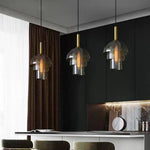 Vintage Glass Chandeliers Dining Room Pendant Light Fixtures