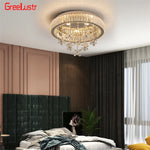 Luxury Crystal Ceiling LED Pendant Chandelier Silver Fixtures for Home Decor