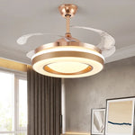 Smart Motor LED Ceiling Fan Light Chandelier with Remote Control