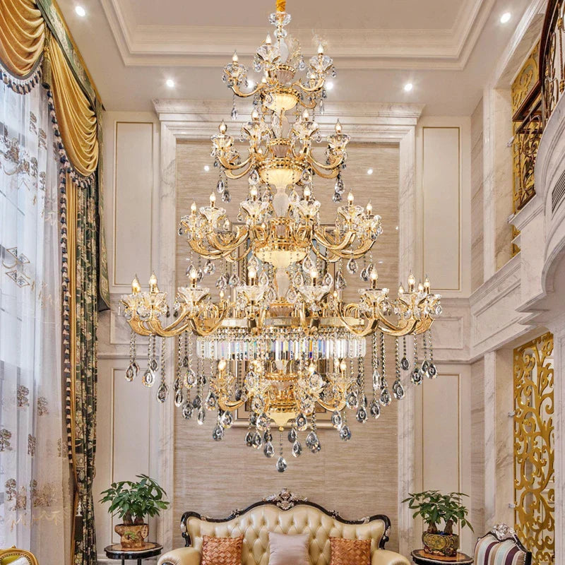 Elegant Crystal Chandelier for Living Room, Dining Room, and Bedroom