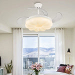 Full Spectrum LED Ceiling Fan Light Frequency Conversion, Ideal for Children's Bedroom