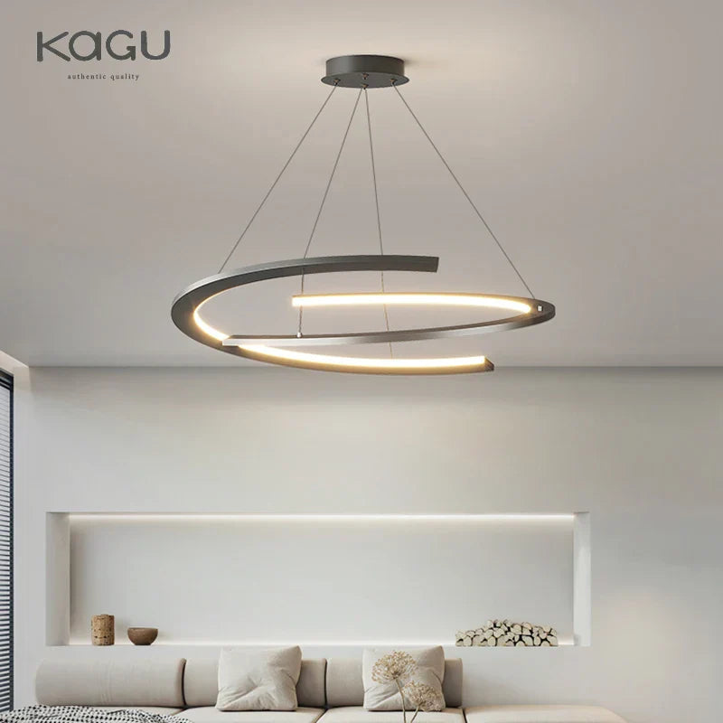 Modern Luxury Chandelier: Minimalist Nordic Living Room Pendant Lamp