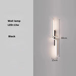 Black Gold Geometric LED Chandelier - Postmodern Indoor Hanging Lamps for Living Room