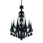 Schonbek Hamilton Black 30 Inch 12 Light Chandelier Cp82087