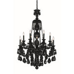 Schonbek Hamilton Black 30 Inch 12 Light Chandelier Cp82087