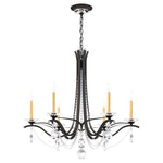 Schonbek Vesca 33 Inch 6 Light Chandelier Cp447836