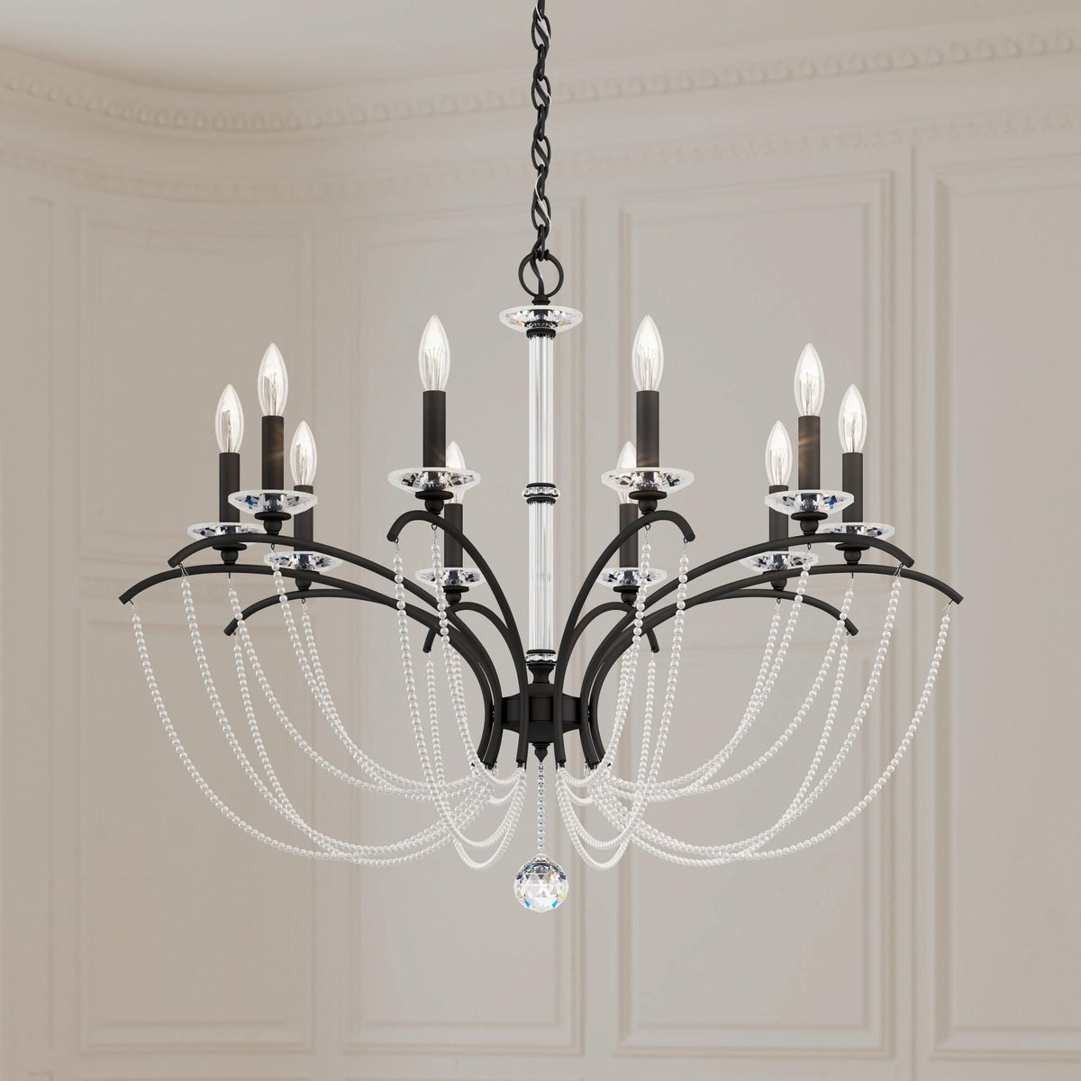 Schonbek Priscilla 10 Light Chandelier Cp527302