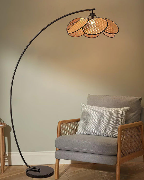Screen Cannage Floor Lamp 41.3"