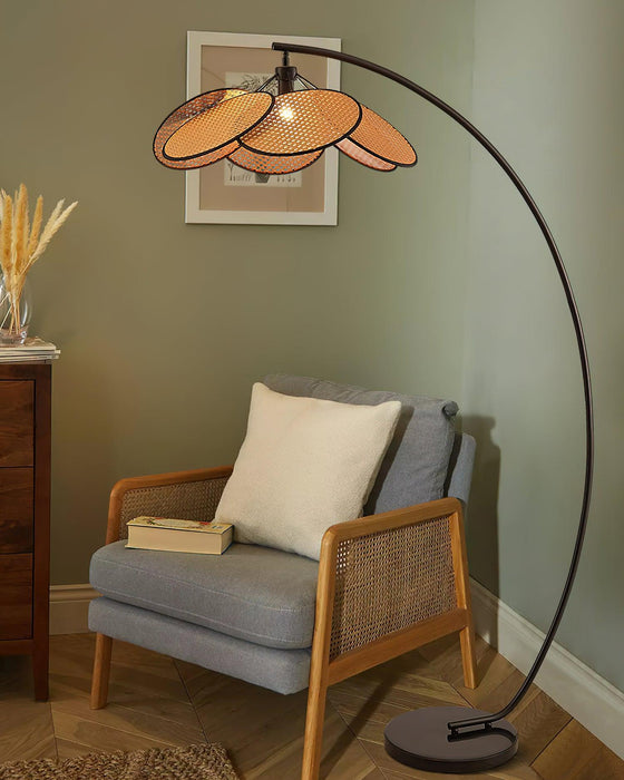 Screen Cannage Floor Lamp 41.3"