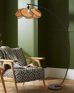 Screen Cannage Floor Lamp 41.3"