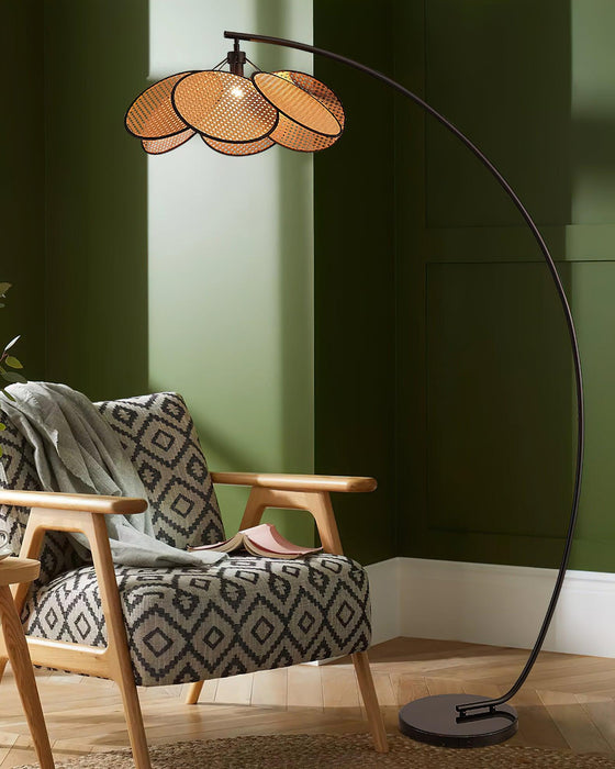 Screen Cannage Floor Lamp 41.3"