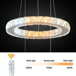 Crystal LED Pendant Chandelier for Home Décor - Modern Art Fixture