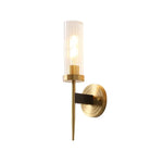 Nordic Copper Gold Wall Lamp for Home Bedroom Living Room