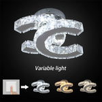 Crystal LED Ceiling Lamps Modern Chandeliers for Home Room Decor