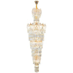 Crystal European Long Chandelier for Elegant Living Room Décor