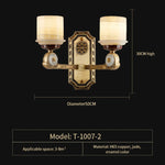 All Copper Jade Chandelier, Modern Chinese Style for Living Room, Bedroom, Dining Room.