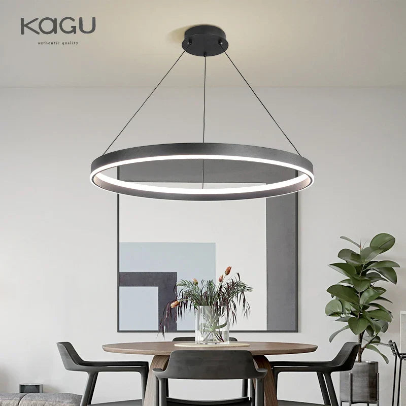 Artistic Black Chandelier for Living Room, Bedroom, Dining Room Lighting