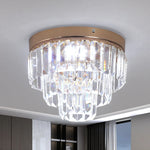Crystal LED Ceiling Chandelier for Kitchen Island, Living Room, Dining Room Lighting