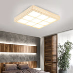 Modern Wood Ceiling Chandelier LED Lights for Living Room and Kitchen