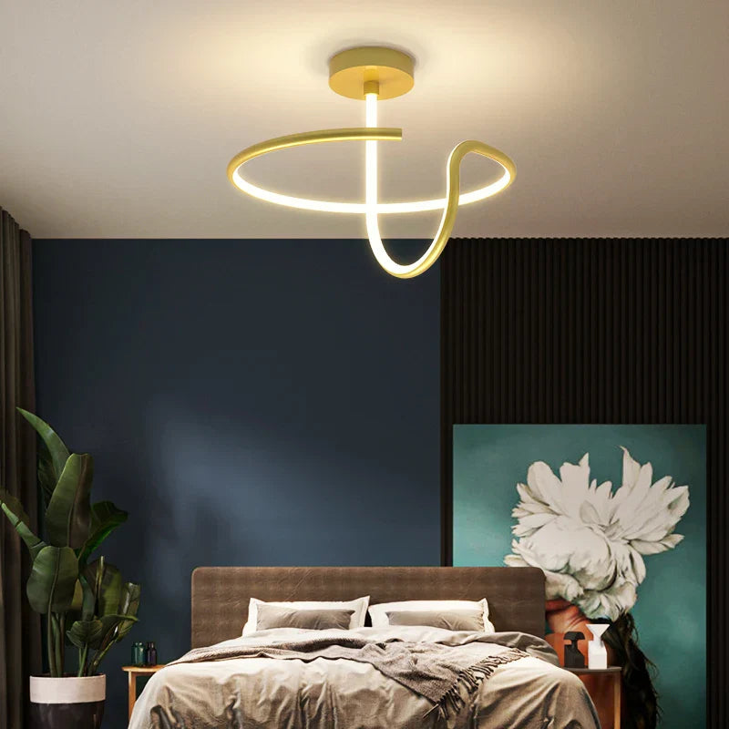 Modern Duplex Villa Bedroom Ceiling Light