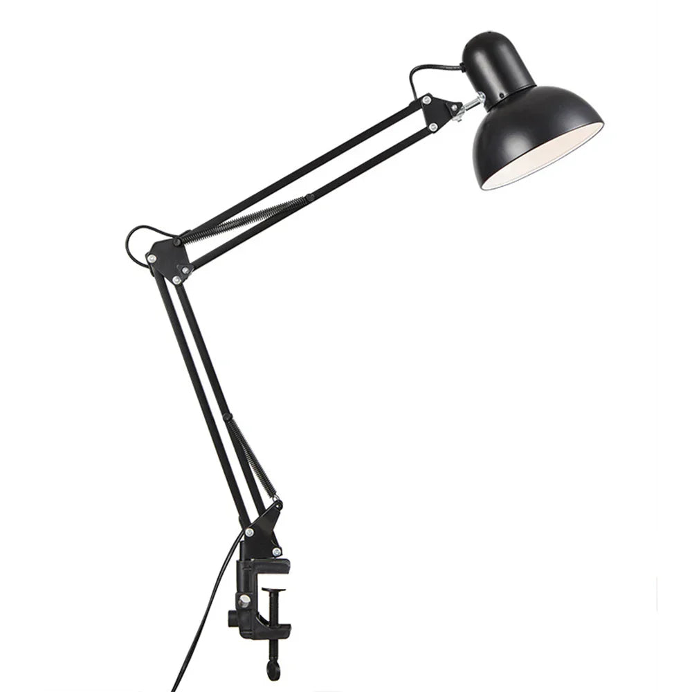 Metal Architect Desk Lamp: Modern, Adjustable, Folding Reading Light