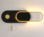 Modern Rocker Arm Wall Lamp for Bedroom Living Room Aisle, Danish Design