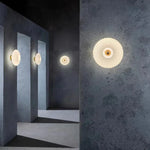 Glass Ripple LED Wall Lamps for Indoor Home Decoration