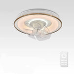 LED Fan Lights Ceiling Lamp with Remote Control - Three Colors, Dimmable for Bedroom-Living Room