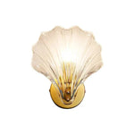 Shell Glass LED Wall Lamp for Home Decor and Bedroom Lighting