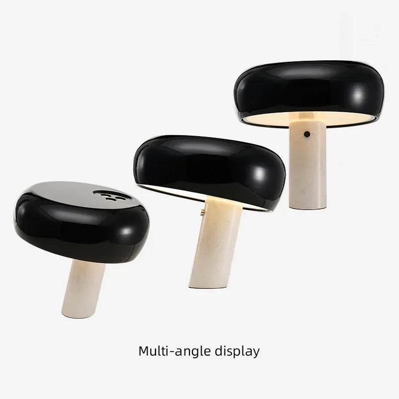 Marble Touch Table Lamp for Living Room Bedroom Study Desk Decor