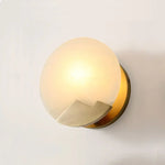 Nordic Copper Marble Wall Lamp: Minimalist, Creative, and Elegant for Bedroom, Living Room