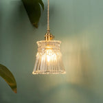 Glass LED Pendant Light for Home Restaurant Cafe Nordic Minimalism Copper Lamps