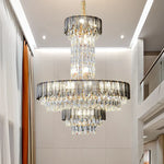 Crystal Chandelier: Postmodern Multi-layer Luxury for Living Room, Hotel Lobby, and Villa