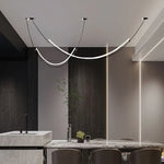 Nordic Rainbow LED Pendant Chandelier for Home Dining Living Kitchen Décor