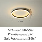 Circular LED Ceiling Lights for Home Decor and Indoor Lighting