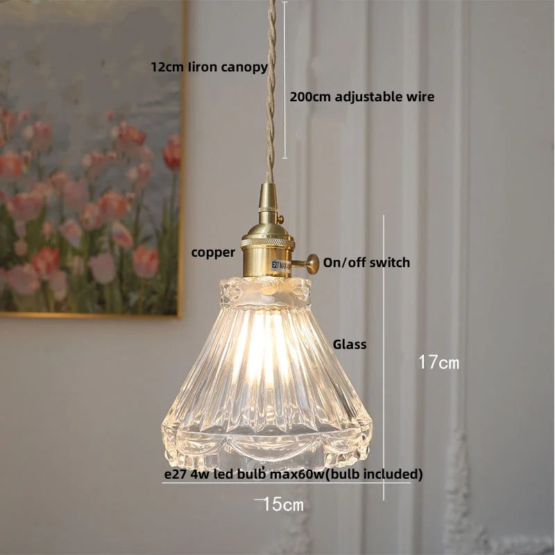 White Glass Adjustable LED Pendant Lamp Nordic Modern Hanging Lights