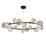 Modern Dimmable Metal Pendant Lights with Glass Globe for Dining Room & Bar