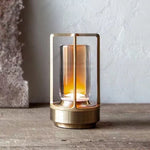 Retro Nordic LED Table Lamp Touch Bedside Decoration Light