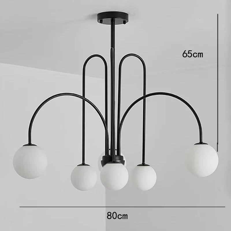 Modern LED Pendant Chandeliers for Living Room and Dining Room
